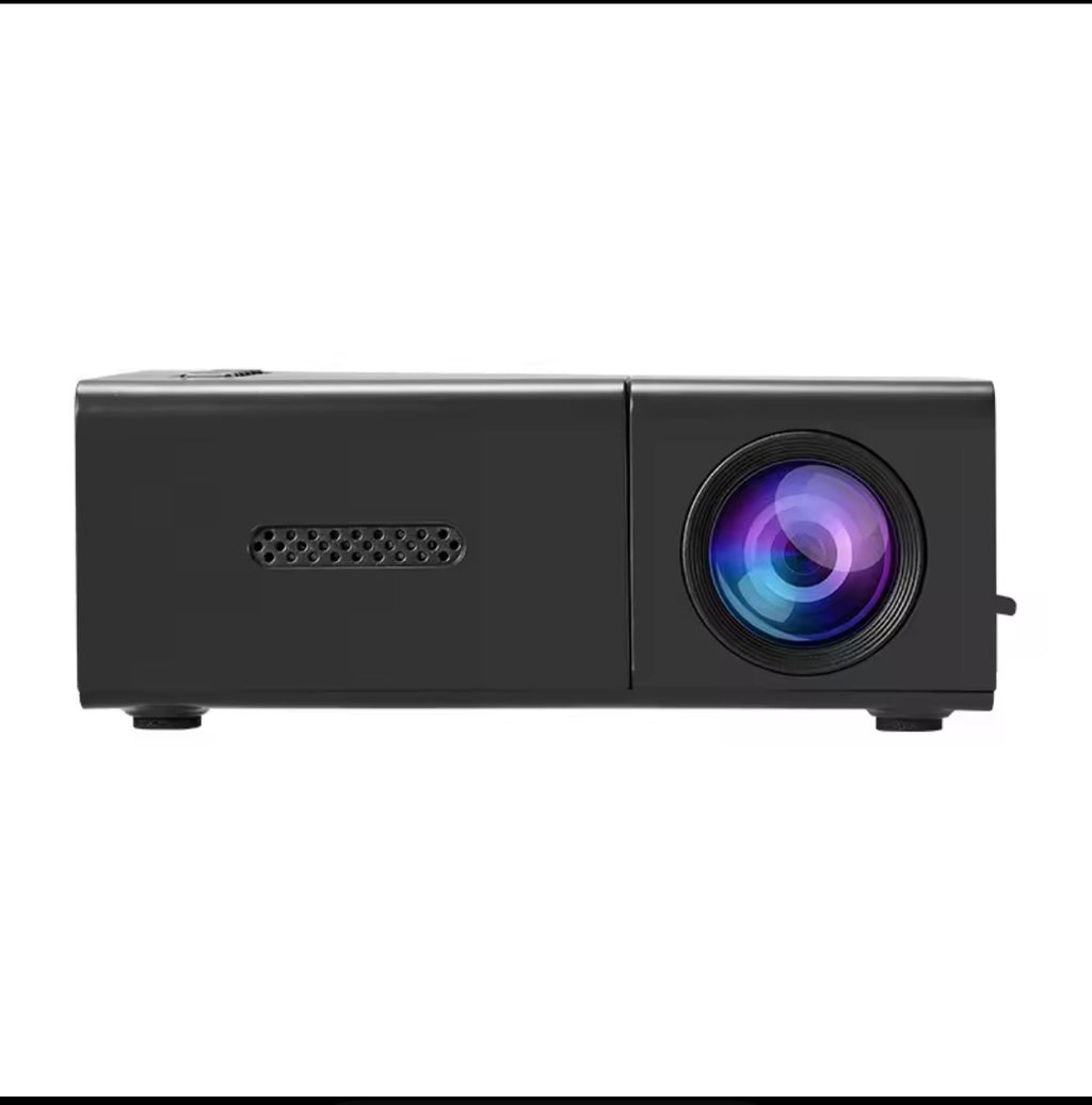 Mini Projecteur Portable LED HD – Compatible iPhone & Android avec Télécommande et Recharge USB